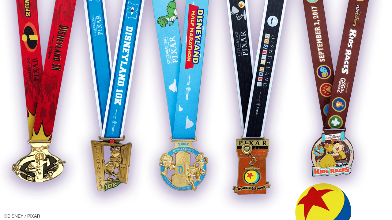 Pixar Inspired Medals Unveiled for Disneyland Half-Marathon