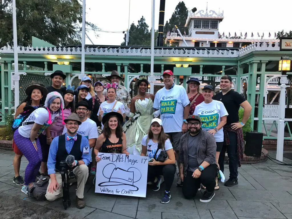 Team DAPs Magic - 2017 CHOC Walk in the Park at Disneyland