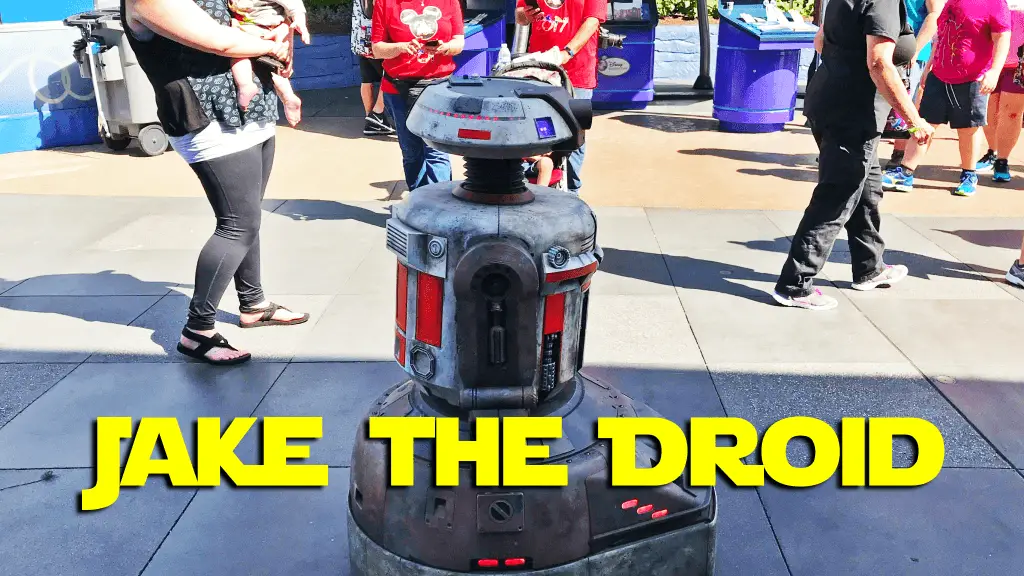 Jake the Droid at Disneyland