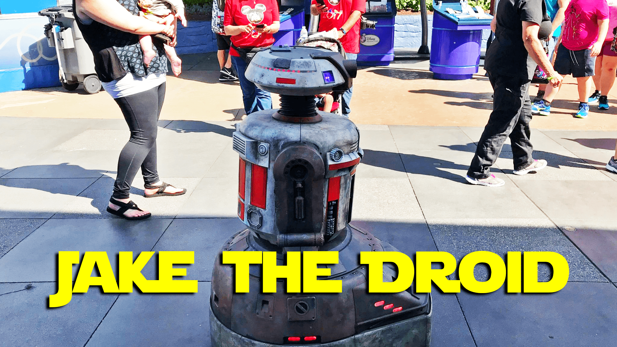 Jake the Droid Roams Tomorrowland In New Area Experience
