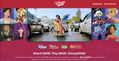 Disney TV Apps Become DisneyNOW