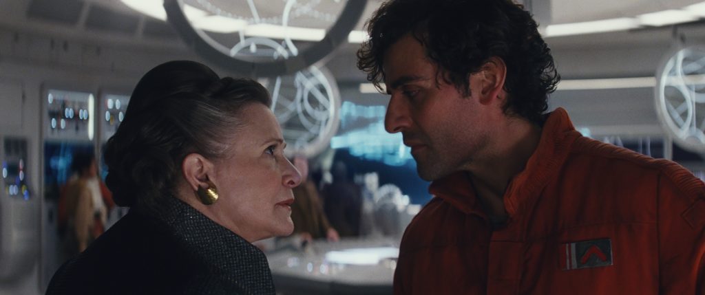 General Leia and Poe - Star Wars: The Last Jedi