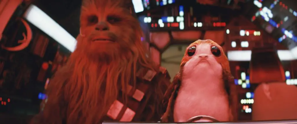 Star Wars: The Last Jedi - Chewbacca and Porg