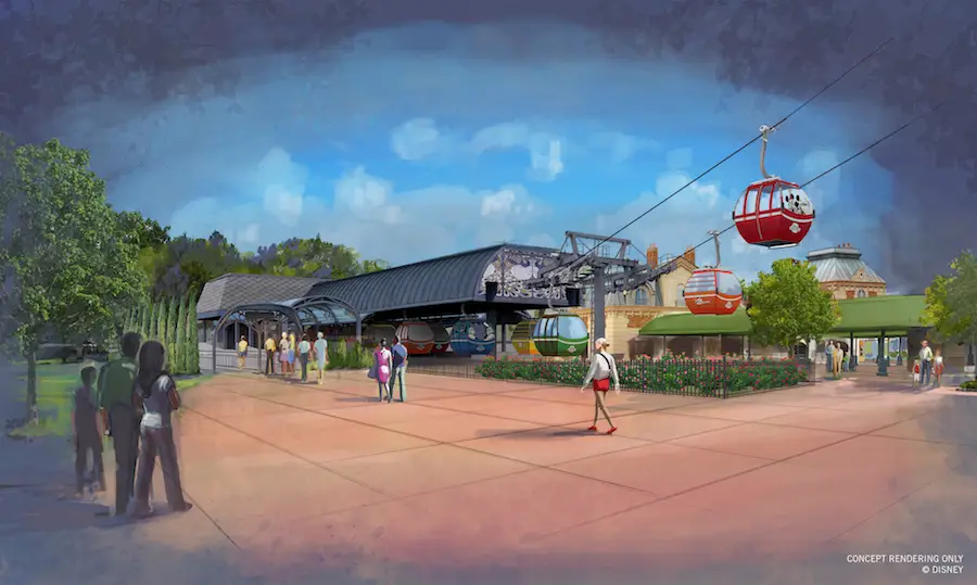 Disney Releases Images of Disney Skyliner Transportation System at Walt Disney World