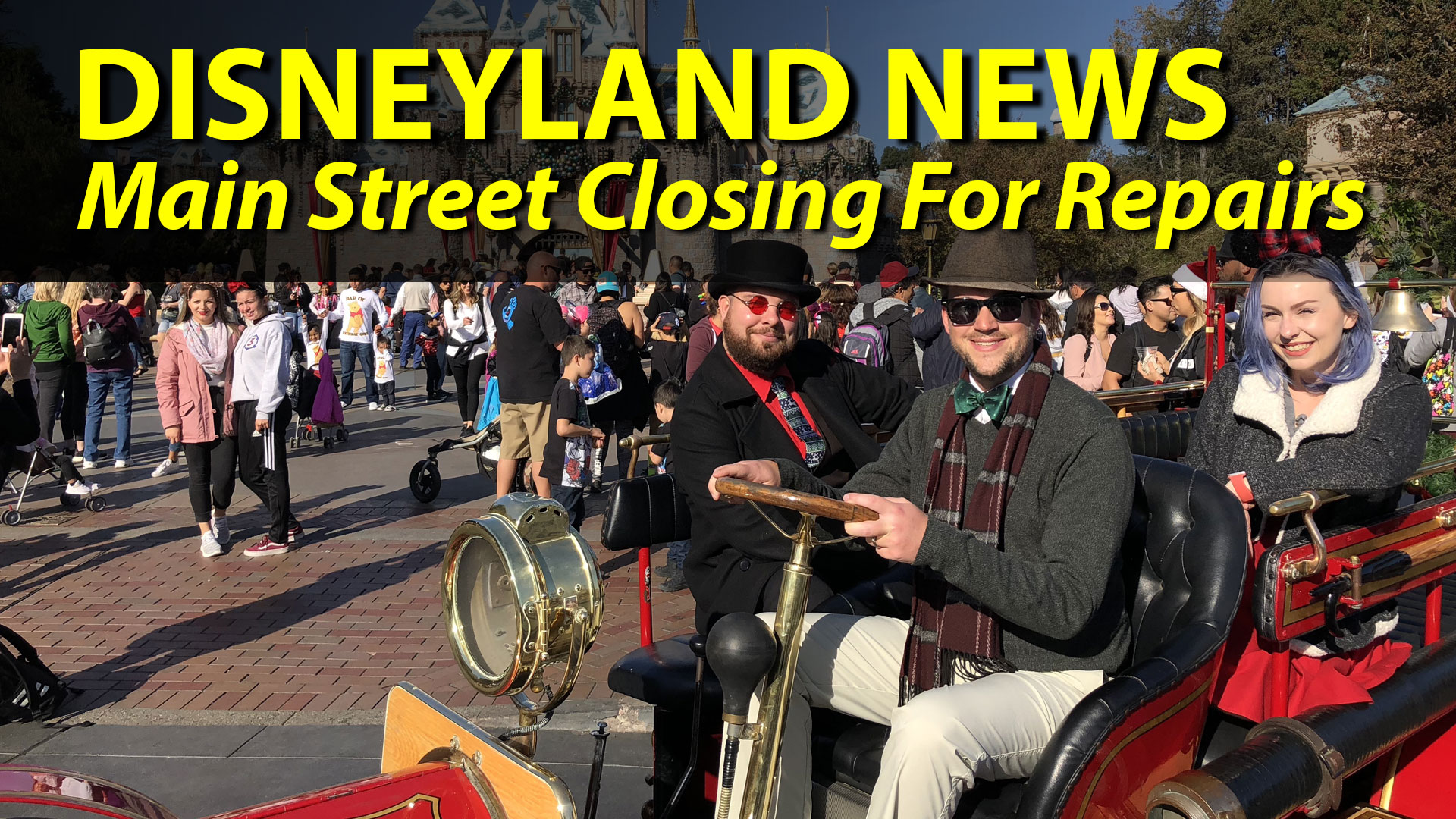 Disneyland to Replace Entire Horse Drawn Street Car Track on Main Street, U.S.A.