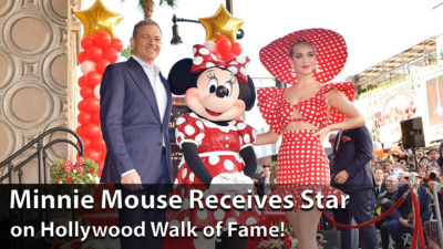 Minnie Mouse Receives Star on Hollywood Walk of Fame