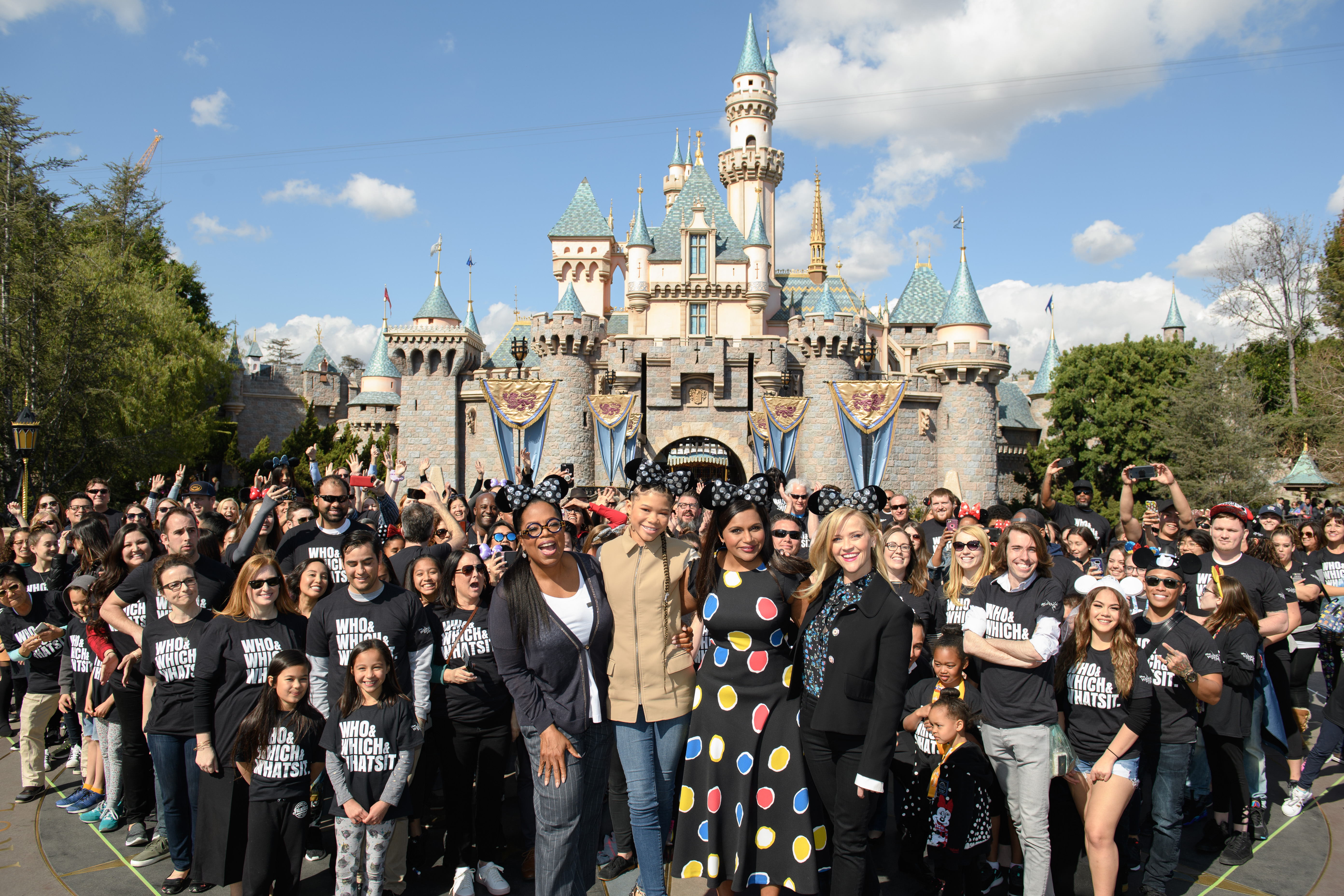 Disney’s A Wrinkle in Time Stars Surprise Fans at Disneyland Resort