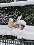 Disneyland Paris in the Snow