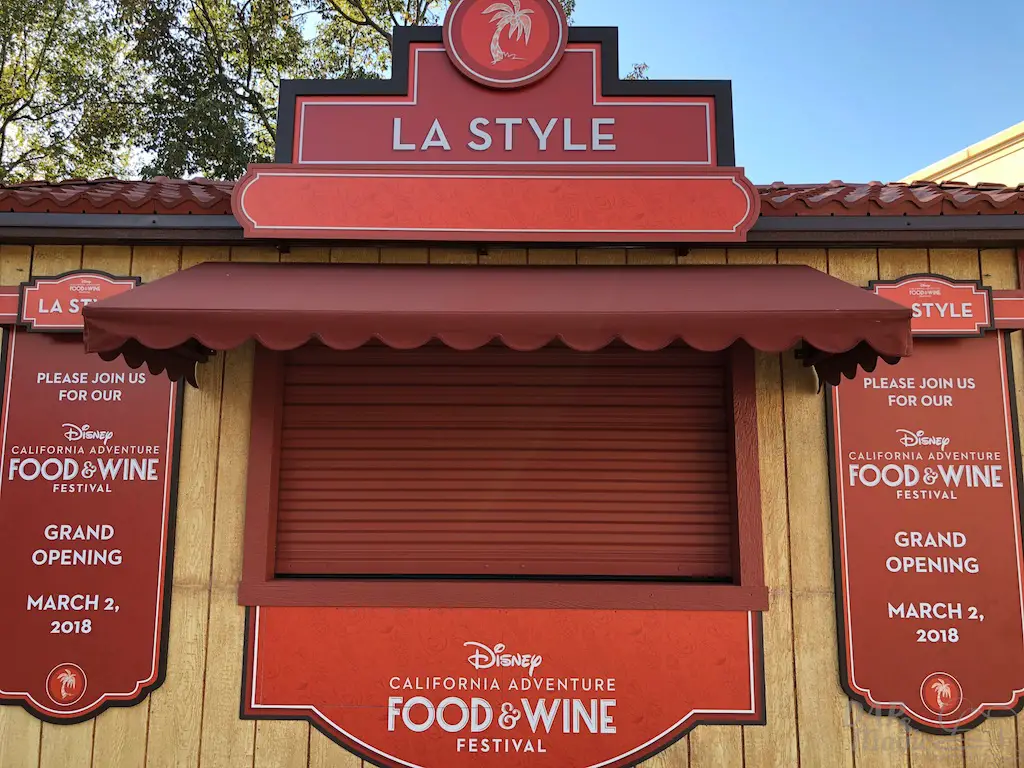 Disneyland Update 2/26/18 With Food and Wine Booths and Construction