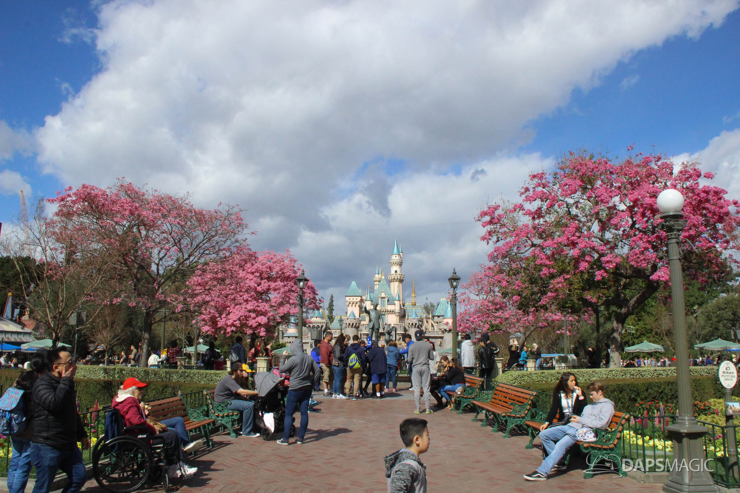 Walls Come Down Around Disneyland’s Hub as Spring Arrives Daps Magic