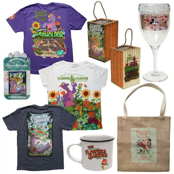 2018 Epcot International Flower and Garden Festival to Celebrate 25th Anniversary with New Merchandise