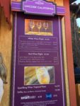 Uncork California Menu - 2018 Disney California Adventure Food and Wine Festival