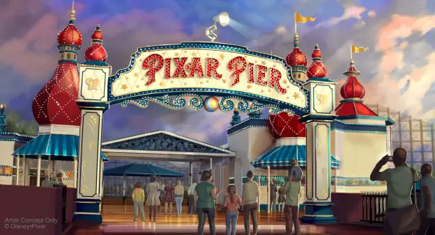 Pixar Pier Opening Date and New Paint the Night Float
