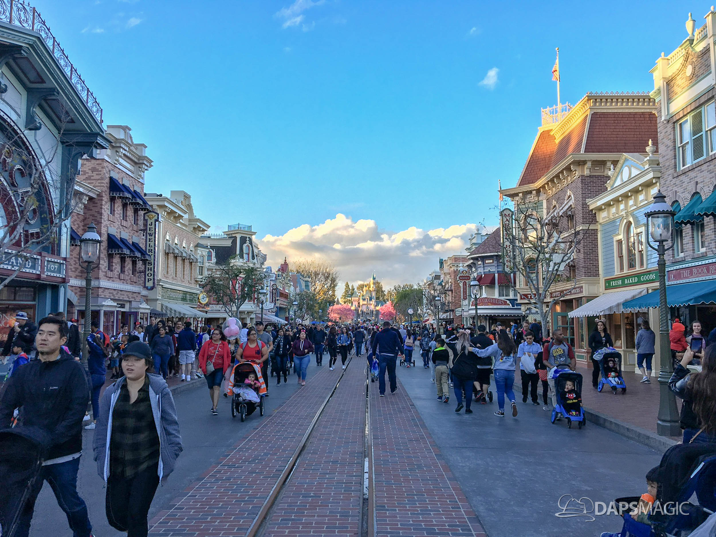 Walls Come Down on Main Street, USA at Disneyland Unveiling New Tracks and New Brick