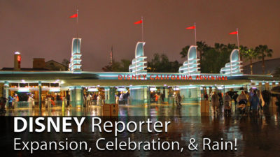 Expansion, Celebration, & Rain! - DISNEY Reporter