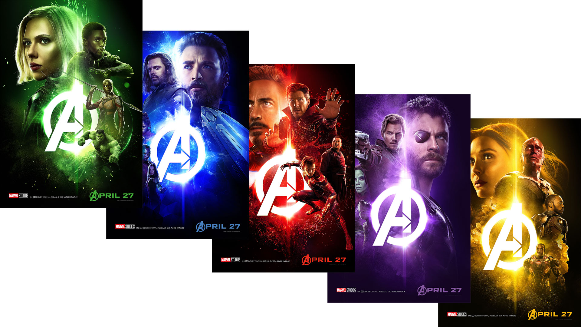 New Avengers: Infinity War Character Group Posters Released by Marvel Studios