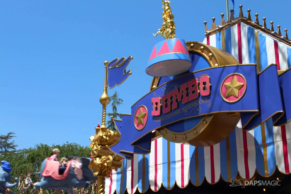 Dumbo Reopens at Disneyland Resort with New Queue!