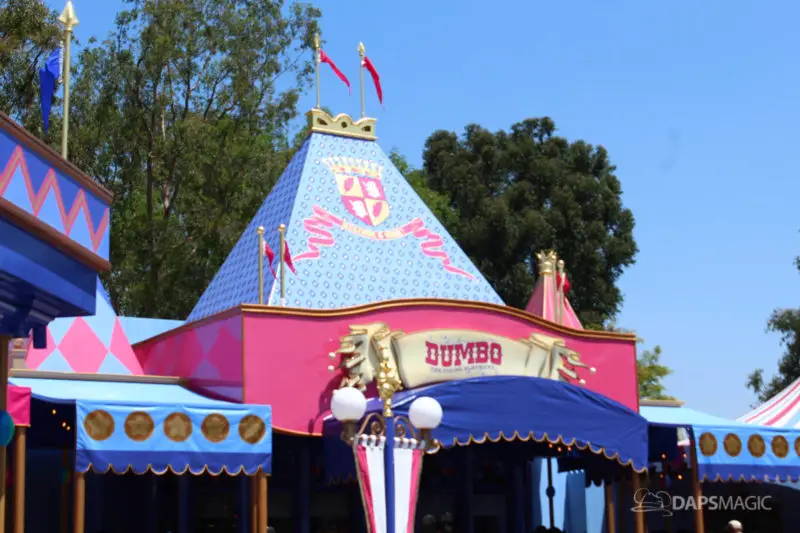 Dumbo Reopens at Disneyland Resort with New Queue!