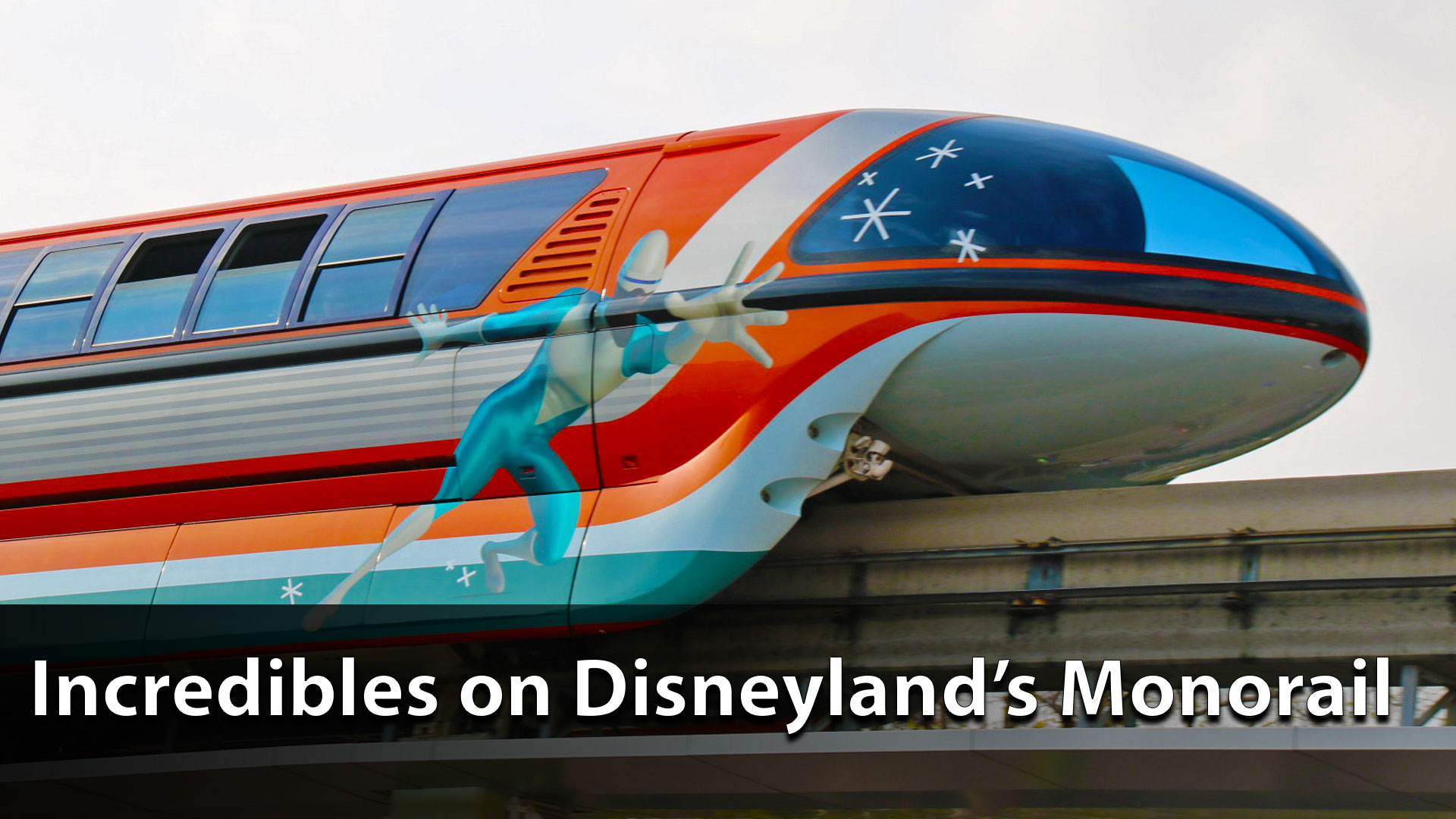 The Incredibles on Disneyland’s Monorail Ahead of Pixar Fest!