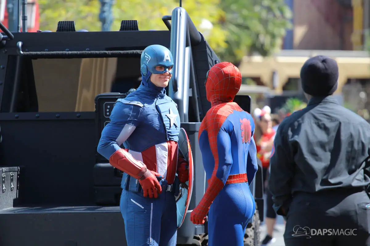 Captain America Arrives On New Ride to New Photo Location at Disney California Adventure