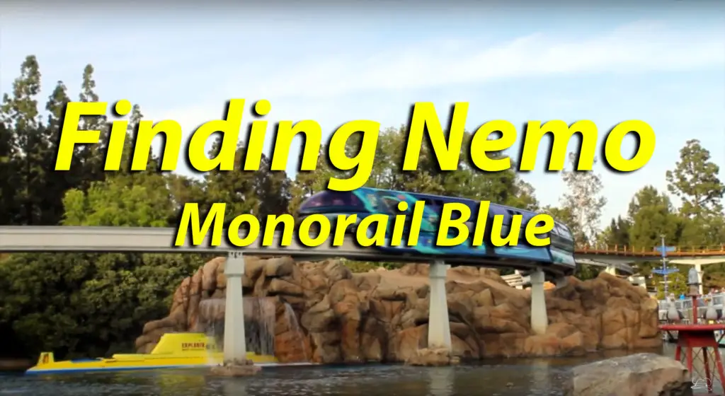 Finding Nemo Monorail Blue