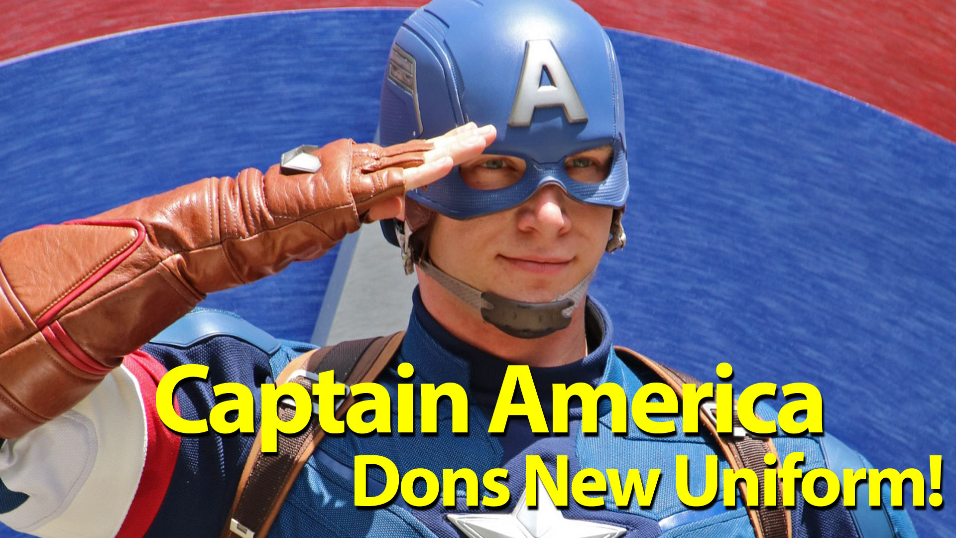 Captain America Dons New Uniform at New Location in Disney California Adventure