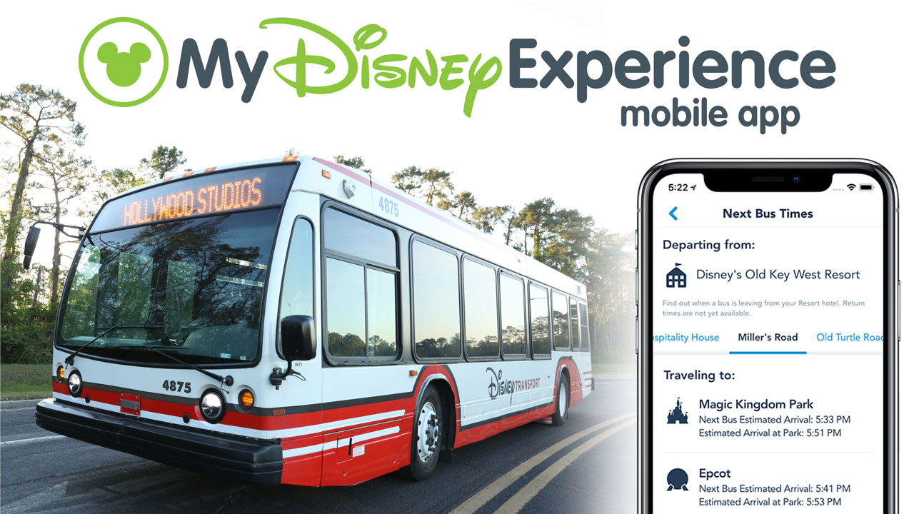Redesigned My Disney Experience App Adds Bus Wait Time Tool
