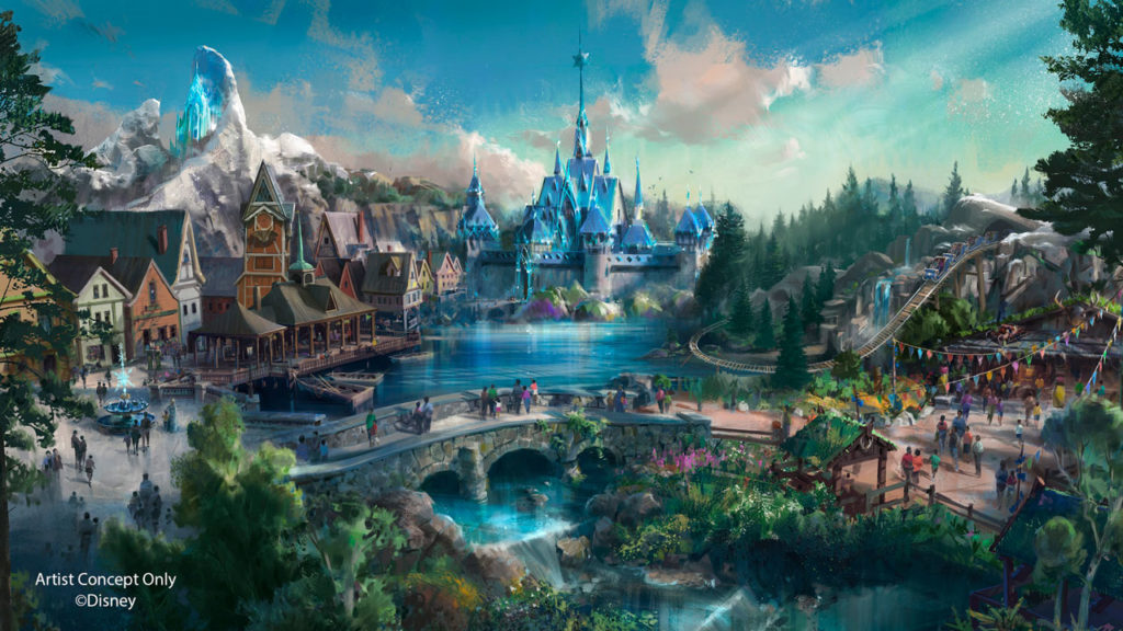 Hong Kong Disneyland - Frozen Land Rendering
