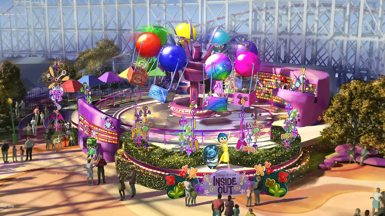 Pixar Pier to Open Inside Out Emotional Whirlwind at Disney California Adventure in 2019