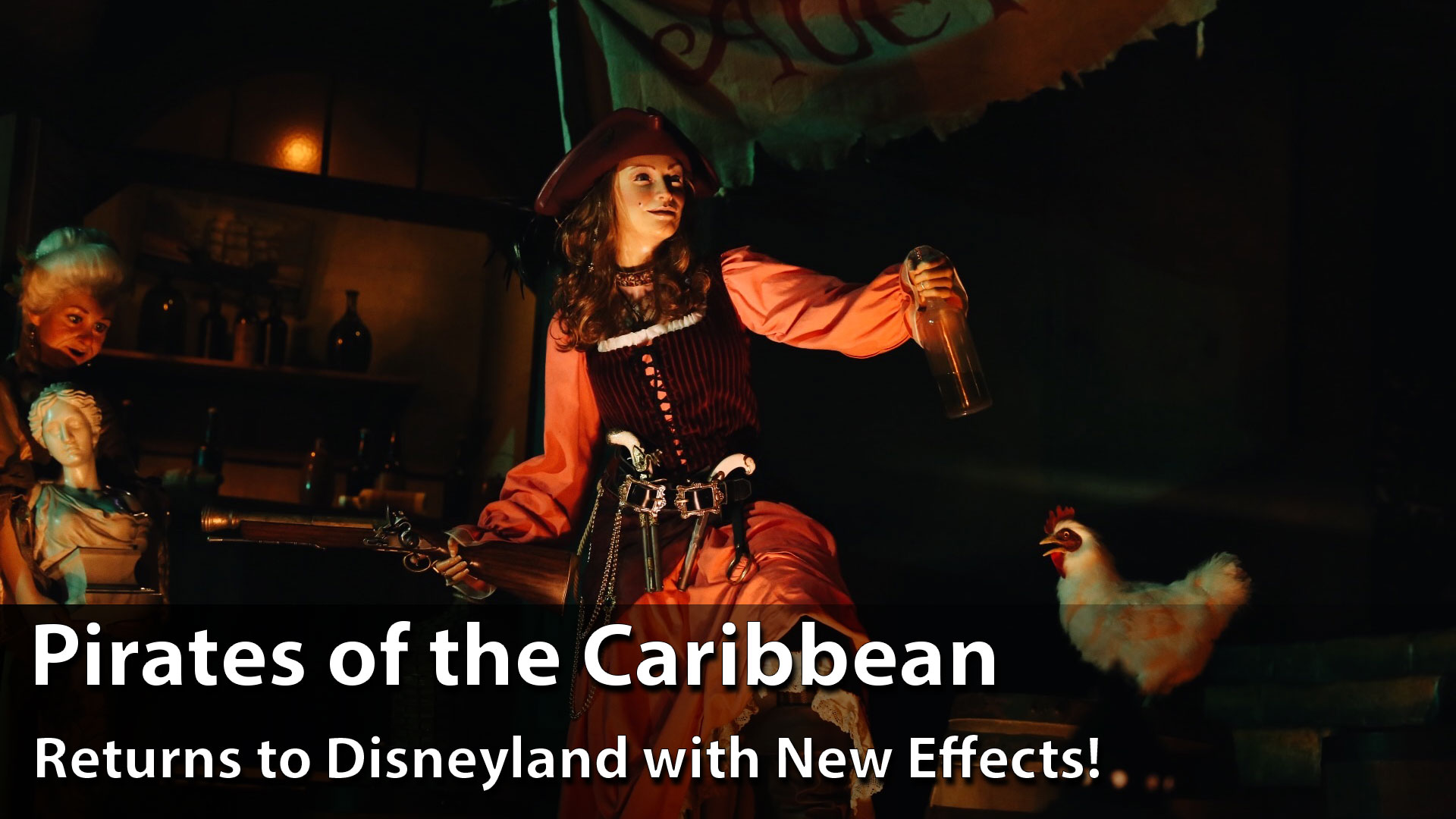 Pirates of the Caribbean Reopens with Expected and Unexpected New Surprises at Disneyland!