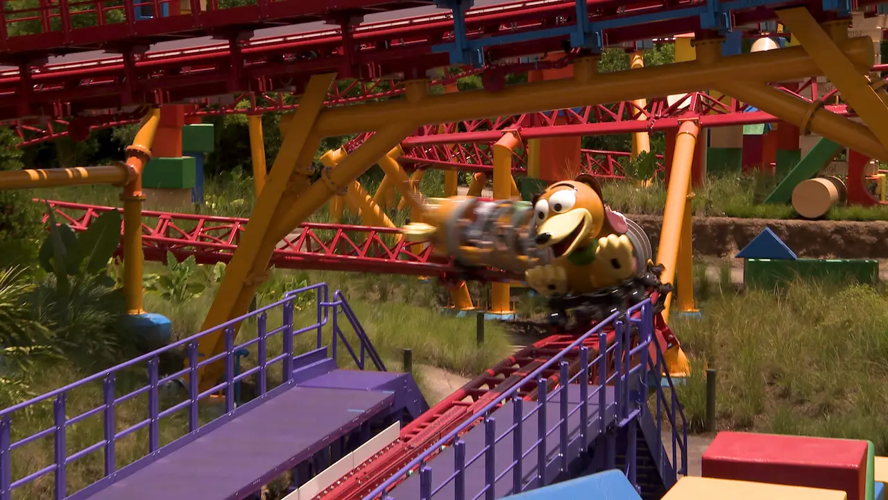 Walt Disney World Resort Cast Members Get an Early Ride on Toy Story Land’s Slinky Dog Dash