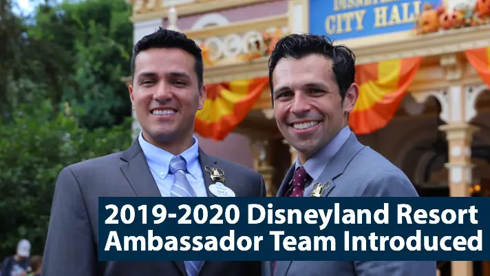 Disneyland Resort Gives a Warm Welcome to 2019-2020 Ambassador Team with a Cavalcade down Main Street, USA