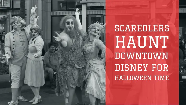 SCAREolers Haunt Downtown Disney With Music From Beyond During Halloween Time at the Disneyland Resort