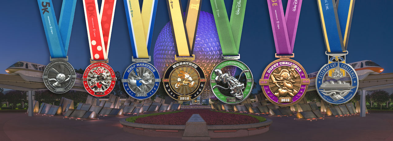 runDisney Medals Revealed for the 2019 Walt Disney World Marathon Weekend