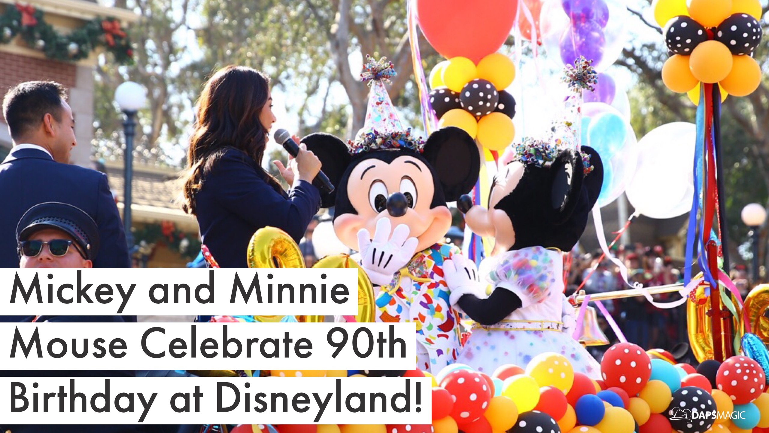 Mickey and Minnie Mouse Party Down Main Street USA with the Gang for the Grand 90th Birthday Celebration!