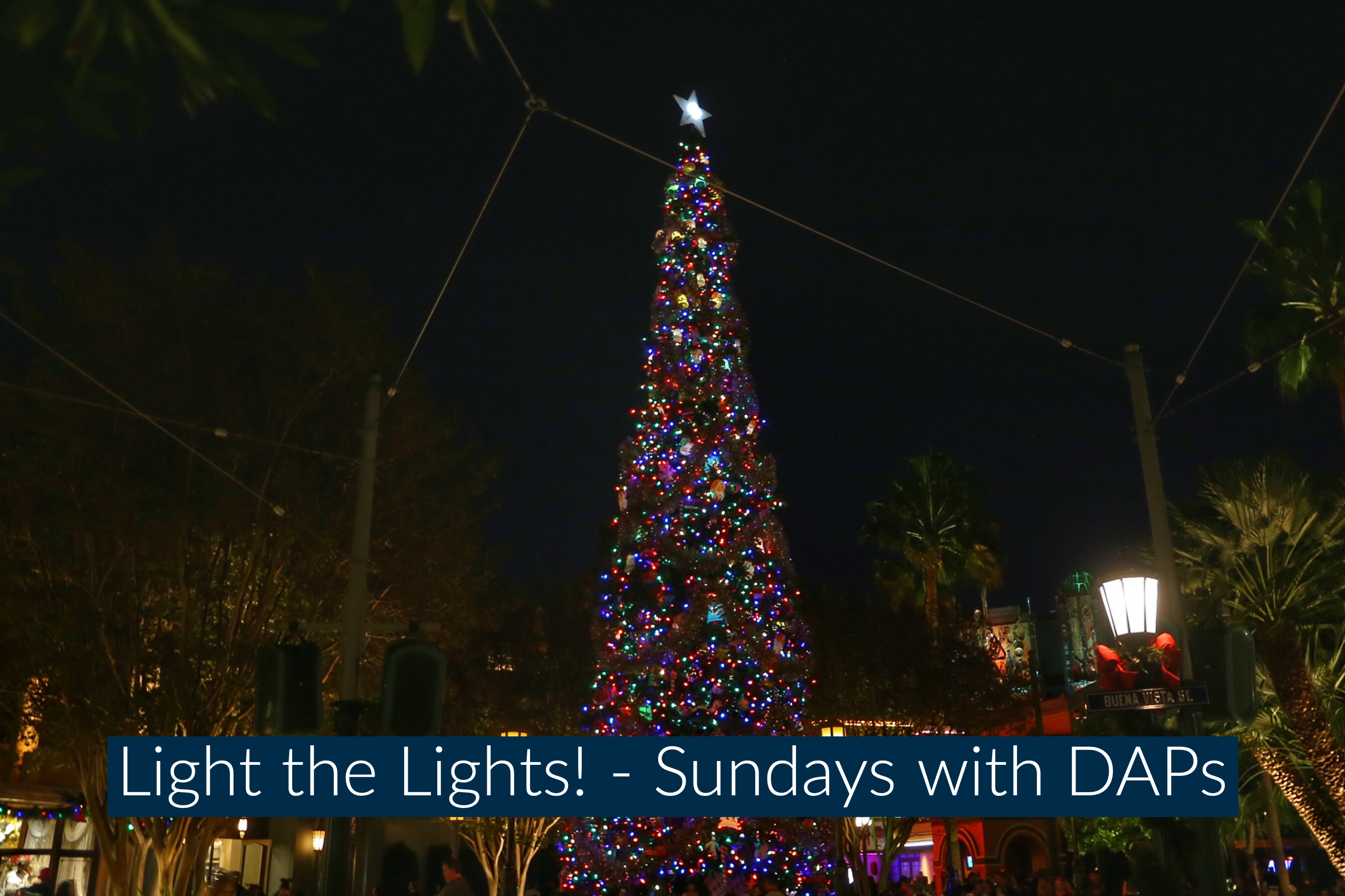 Light the Lights! – Sundays with DAPs