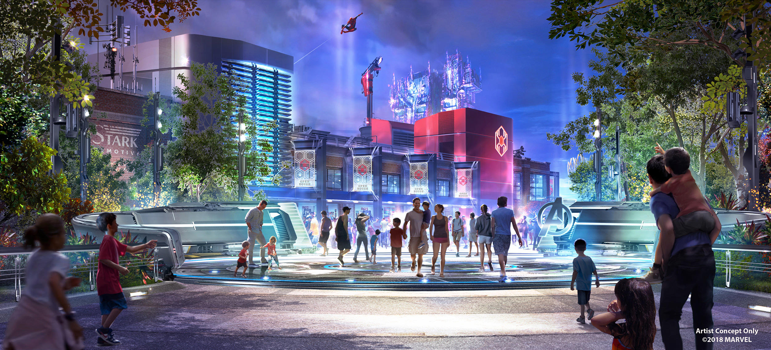 Concept Art for New Spider-Man Attraction at Disney California Adventure Released