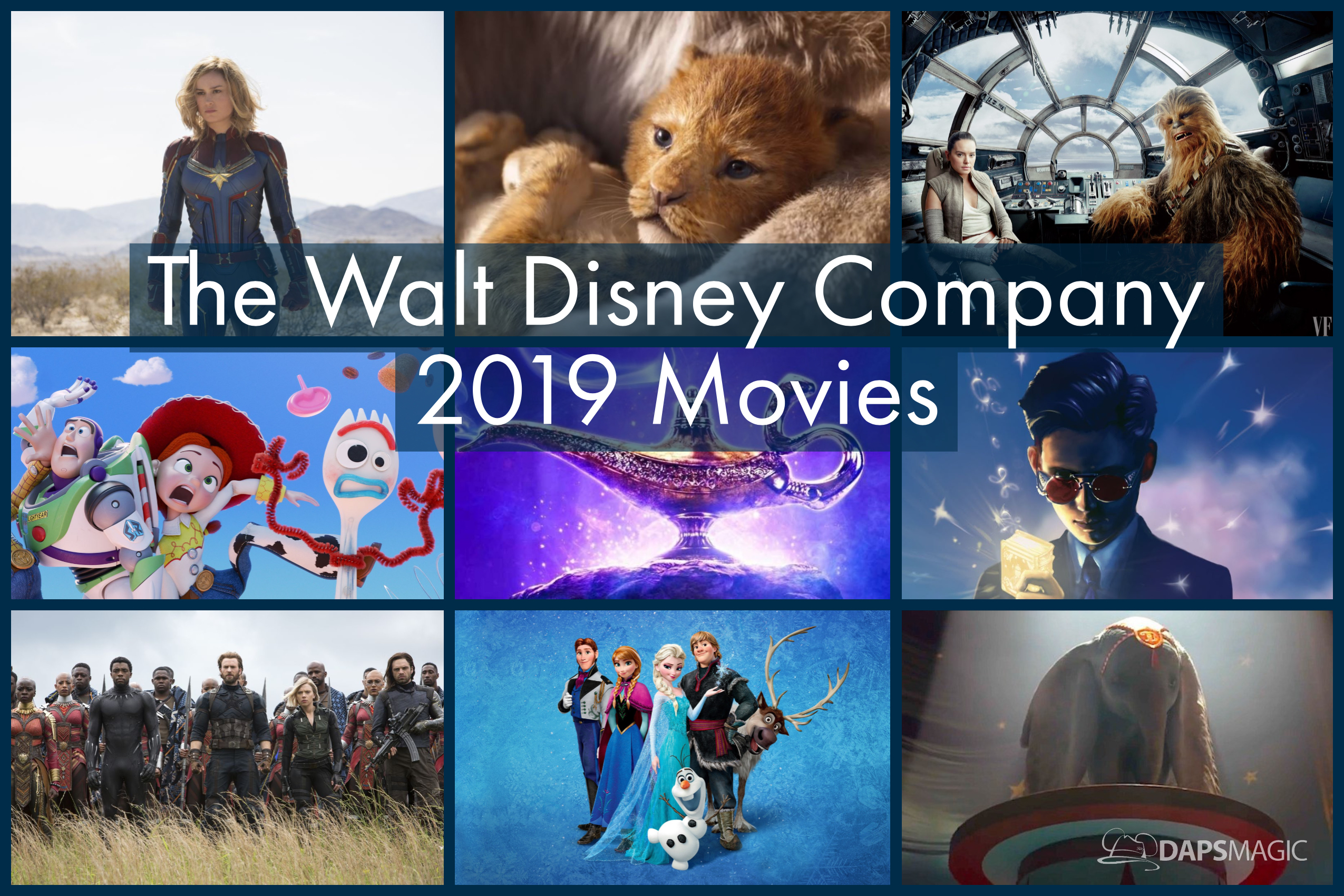 Looking Forward at The Walt Disney Company’s Schedule of Movies For 2019