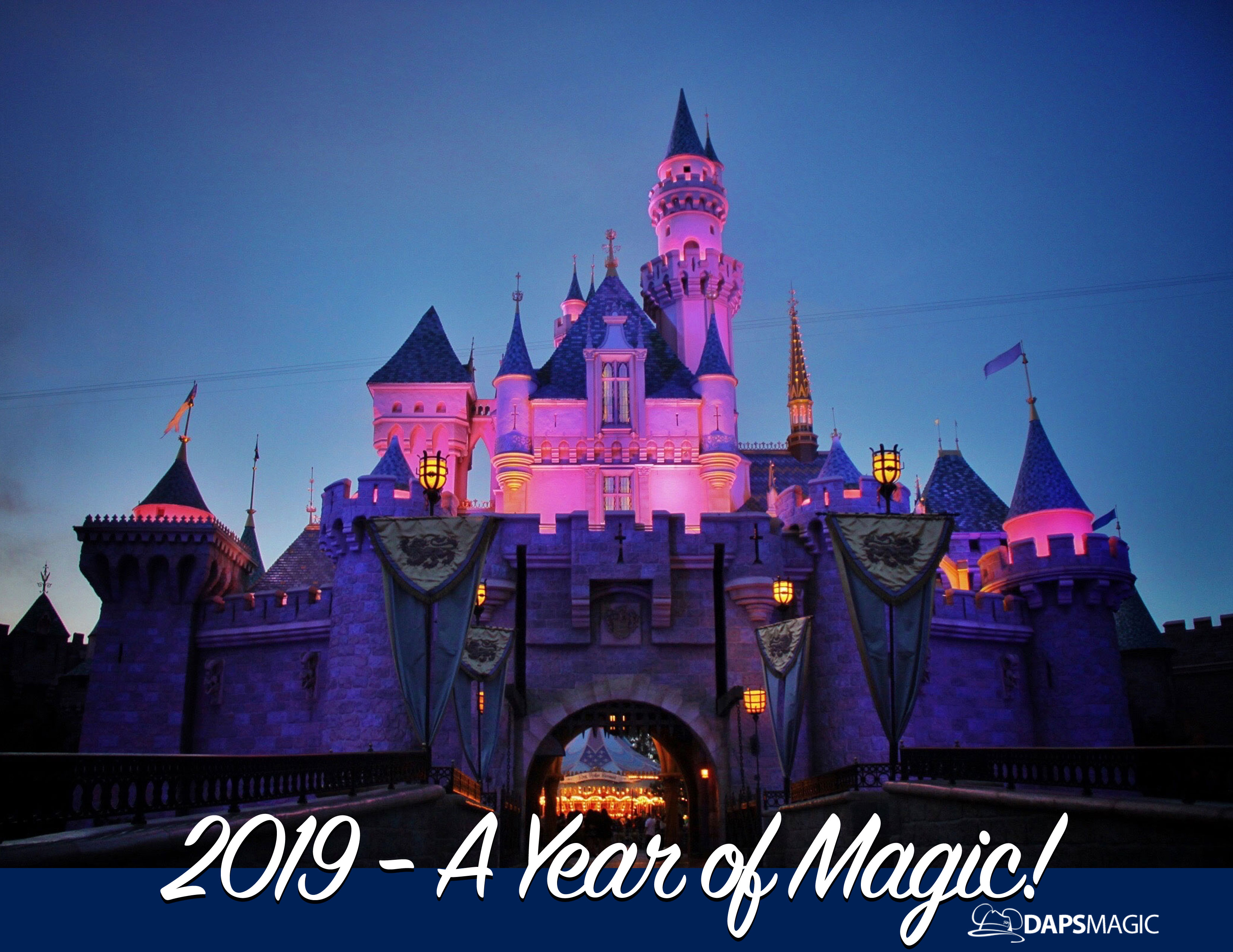 NEW THIS YEAR – Bring the Magic of Disneyland and Walt Disney World Resorts Home with 2019 DAPs MAGIC Photo Calendar