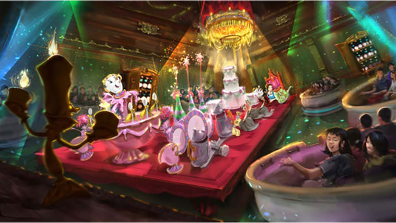 Disney Releases New Video and Details Surrounding Beauty and the Beast Attraction at Tokyo Disneyland