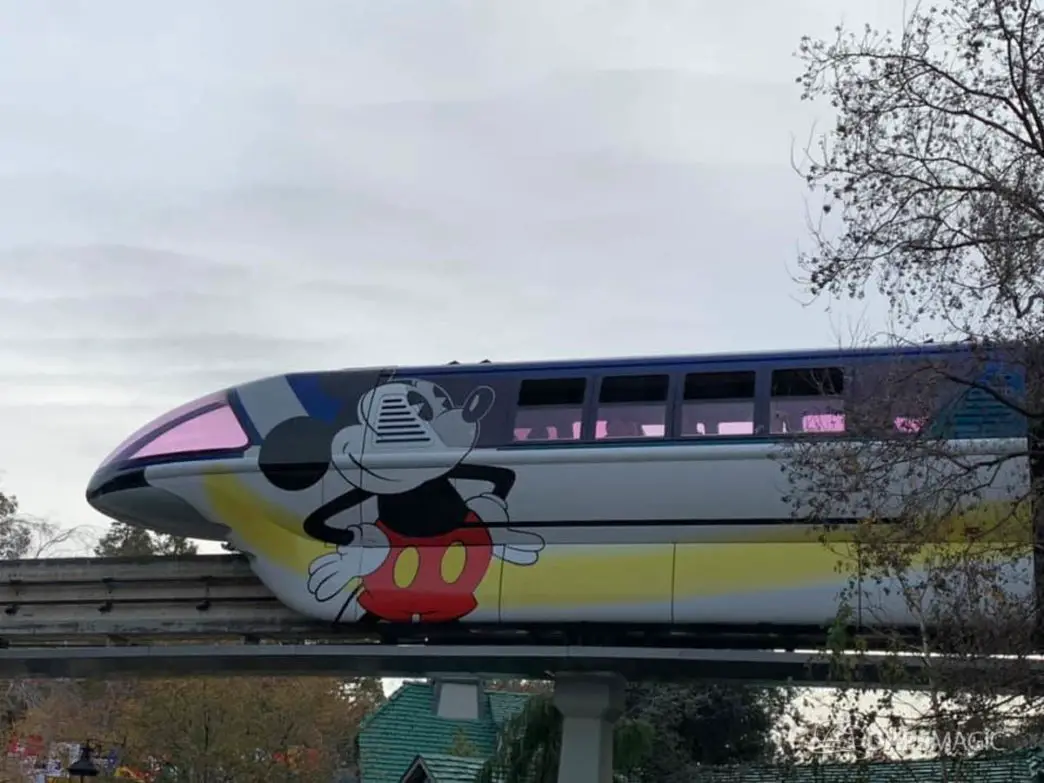 Monorail Blue Debuts New Mickey Mouse Look at the Disneyland Resort