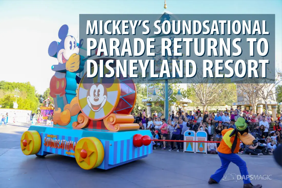 Mickey’s Soundsational Parade Returns to Disneyland Resort with New Additions Celebrating Mickey Mouse!