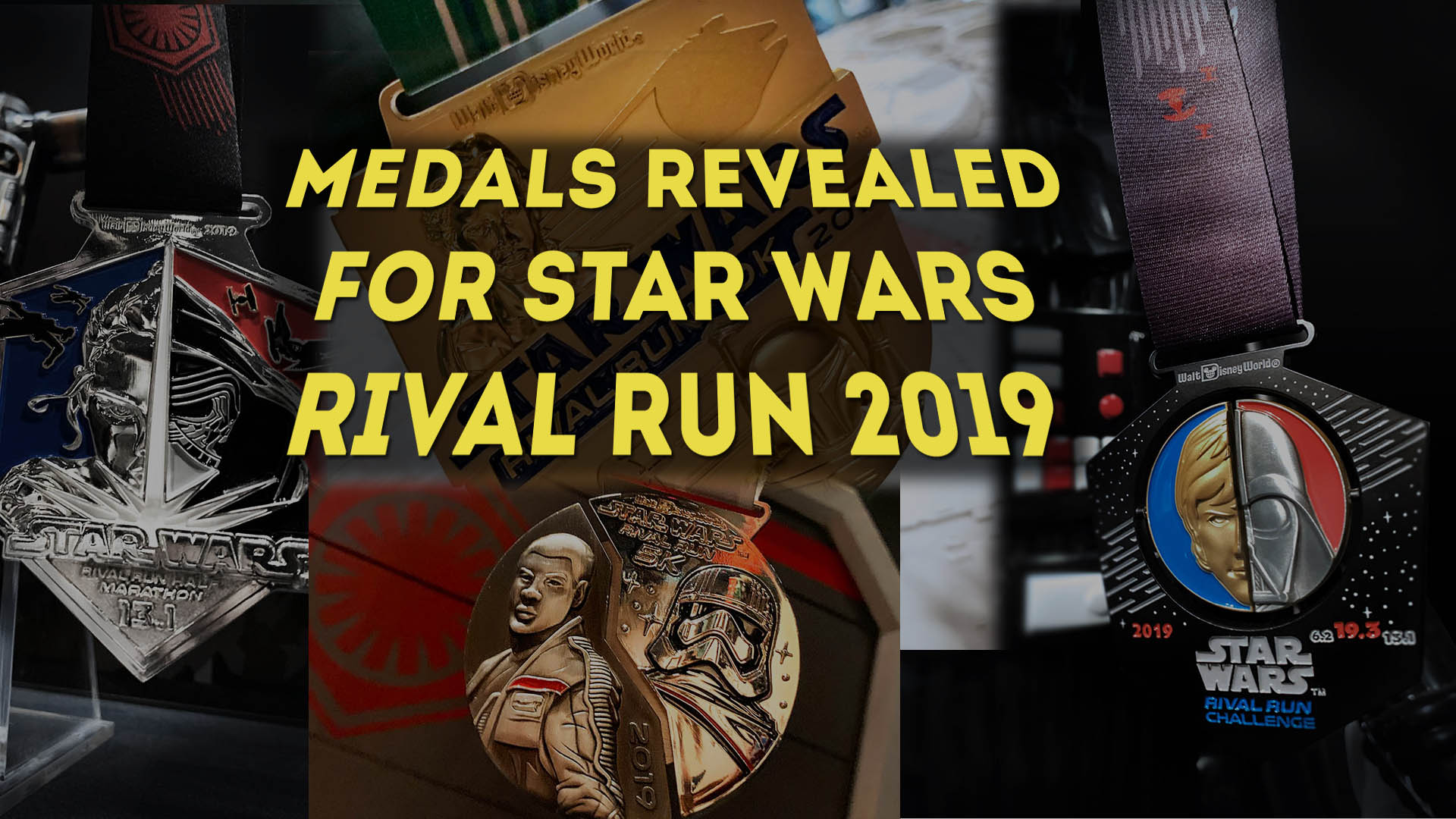 Take a Look at the Medals for Star Wars Rival Run 2019
