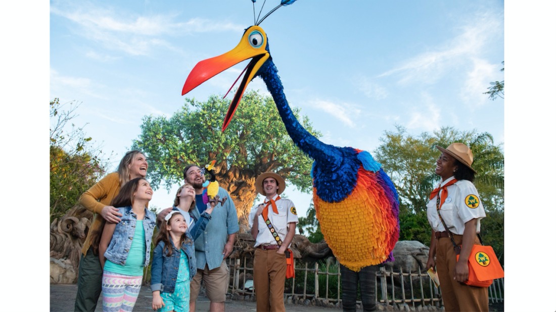 Disney•Pixar’s Kevin Makes Her First Appearance at Disney’s Animal Kingdom