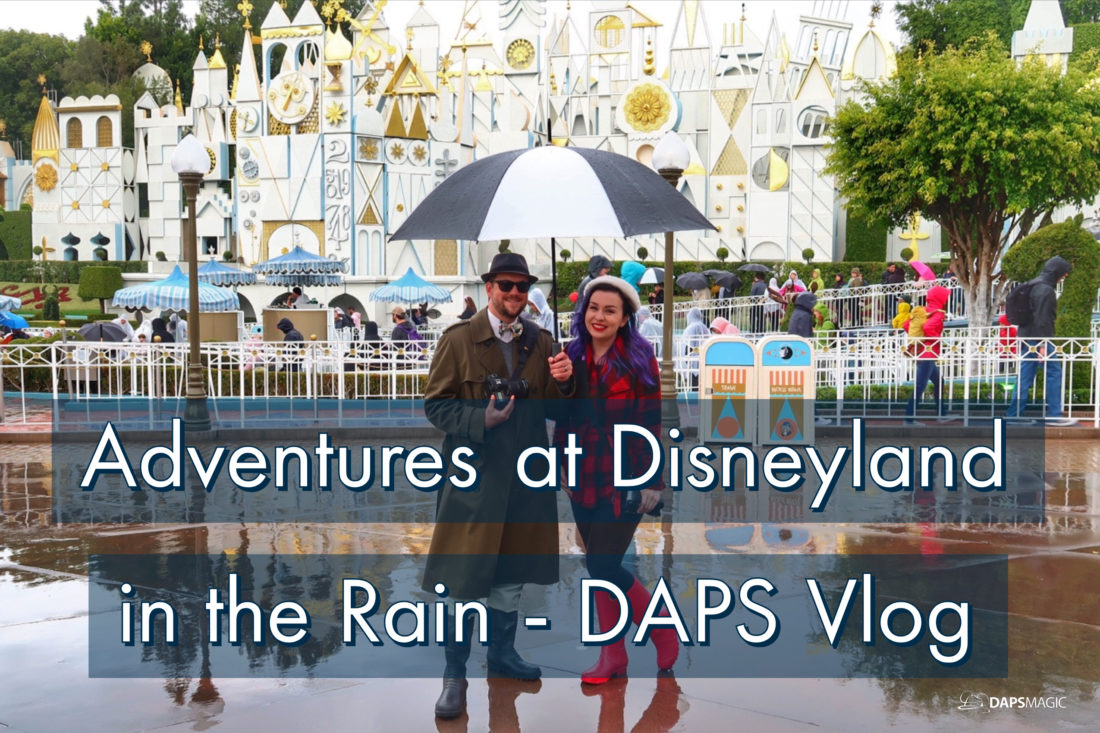 Adventures at Disneyland in the Rain - DAPS Vlog