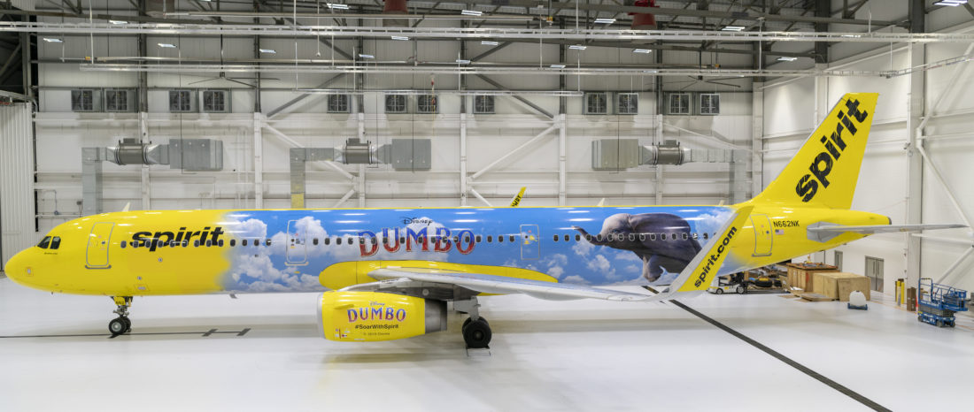 Live-Action “Dumbo” to Soar with Spirit Airlines