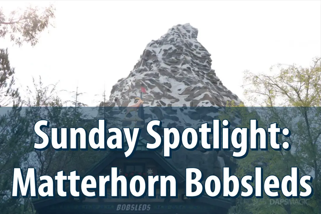 Sunday Spotlight: Matterhorn Bobsleds