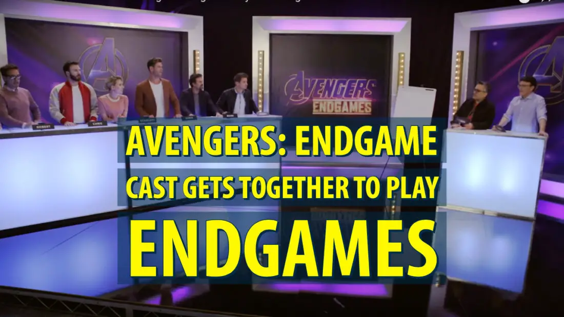 The Cast of AVENGERS: ENDGAME Play AVENGERS: ENDGAMES!