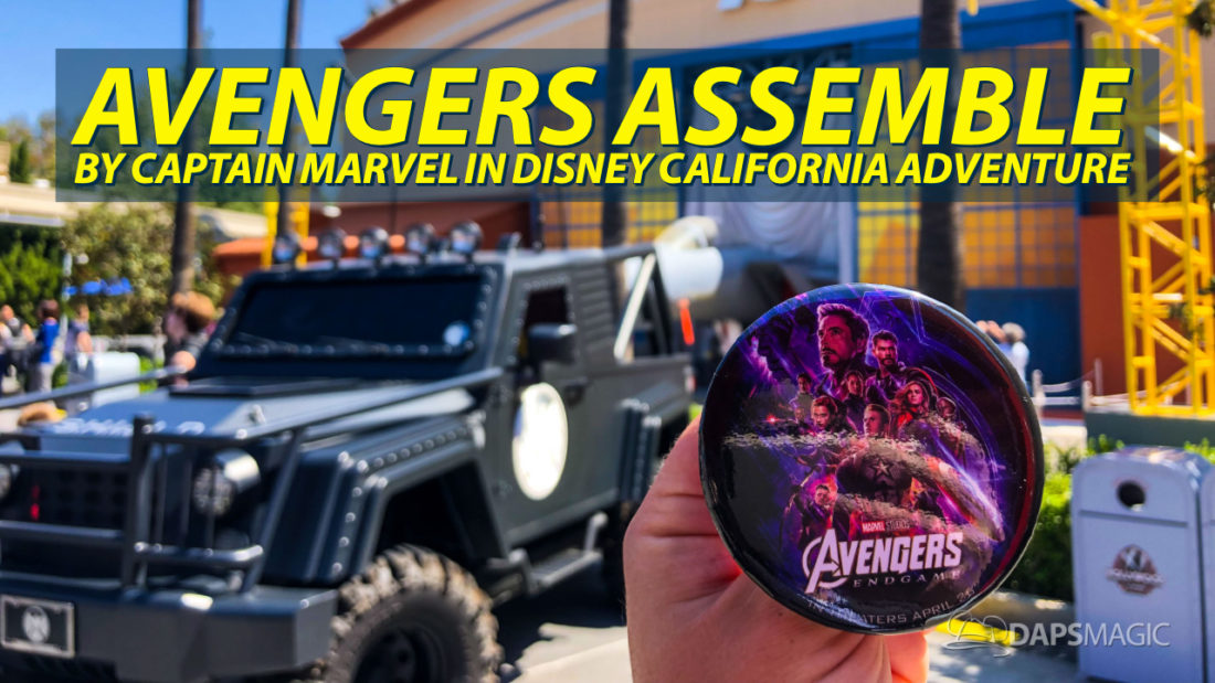 Avengers Assemble Around Captain Marvel in Disney California Adventure as AVENGERS: ENDGAME Arrives in Theaters