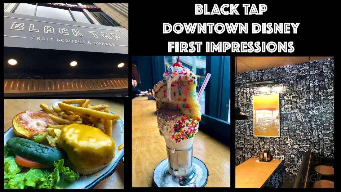 First Impressions of the New Black Tap at Downtown Disney